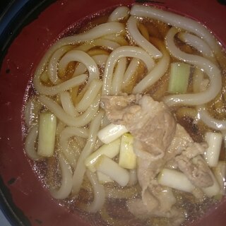 関西風かけうどん